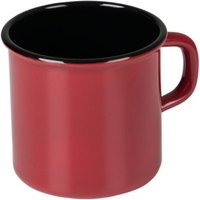 Riess Topf Becher mit Bördel Classic Color Rot Ø8cm 3/8 Liter von RIESS-KELOMAT