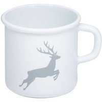 Riess Topf Kaffeebecher mit Bördel Ø8cm 3/8 Liter Emaille Country Hirsch grau Riess Topf Kaffeebecher mit Bördel Ø8cm 3/8 Liter Emaille Country Hirsch grau von RIESS-KELOMAT