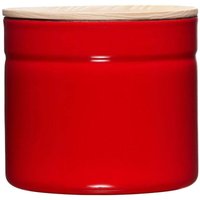 Riess-kelomat - Riess Vorratsdose mit Deckel Ø13cm Emaille Fresh Tomato von RIESS-KELOMAT