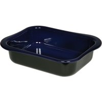 Riess Wavehandle Bratpfanne schwarz/blau 36/26,5/9,8cm Backform Emaille von RIESS-KELOMAT