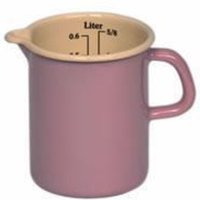 Riess-kelomat - Messbecher emailliert 0,5 l rosa/bunt Riess-kelomat - Messbecher emailliert 0,5 l rosa/bunt von RIESS-KELOMAT