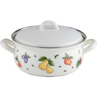 Riess-kelomat - Riess Country Fruit Garden Kasserolle mit Deckel Ø18 cm 1,5 Liter Emaille Riess-kelomat - Riess Country Fruit Garden Kasserolle mit Deckel Ø18 cm 1,5 Liter Emaille von RIESS-KELOMAT