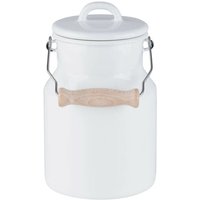 Riess-kelomat - Riess Oma´s Milchkanne Emailledeckel/Holzgriff 1,5 Liter Emaille Classic Weiss Riess-kelomat - Riess Oma´s Milchkanne Emailledeckel/Holzgriff 1,5 Liter Emaille Classic Weiss von RIESS-KELOMAT