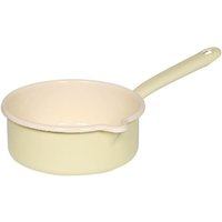 Riess-kelomat - Riess Stielkasserolle mit großem Ausguss Ø16cm 1L Pastell Gelb Emaille von RIESS-KELOMAT