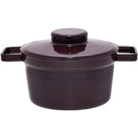 Riess-kelomat - Riess Topf Aromapot mit Deckel Ø20cm 1,75 Liter Dark Aubergine Emaille von RIESS-KELOMAT