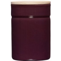 Riess-kelomat - Riess Vorratsdose mit Eschenholzdeckel Ø8cm 0,49L Aubergine Emaille Riess-kelomat - Riess Vorratsdose mit Eschenholzdeckel Ø8cm 0,49L Aubergine Emaille von RIESS-KELOMAT