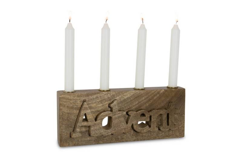RIFFELMACHER & WEINBERGER Adventsleuchter Adventskerzenhalter Holzblock Advent, Braun, 3 RIFFELMACHER & WEINBERGER Adventsleuchter Adventskerzenhalter Holzblock Advent, Braun, 3 von RIFFELMACHER & WEINBERGER