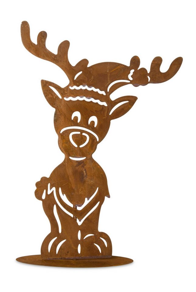 RIFFELMACHER & WEINBERGER Christbaumschmuck Riffelmacher Deko-Elch Metall stehend, Bronze Bra RIFFELMACHER & WEINBERGER Christbaumschmuck Riffelmacher Deko-Elch Metall stehend, Bronze Bra von RIFFELMACHER & WEINBERGER