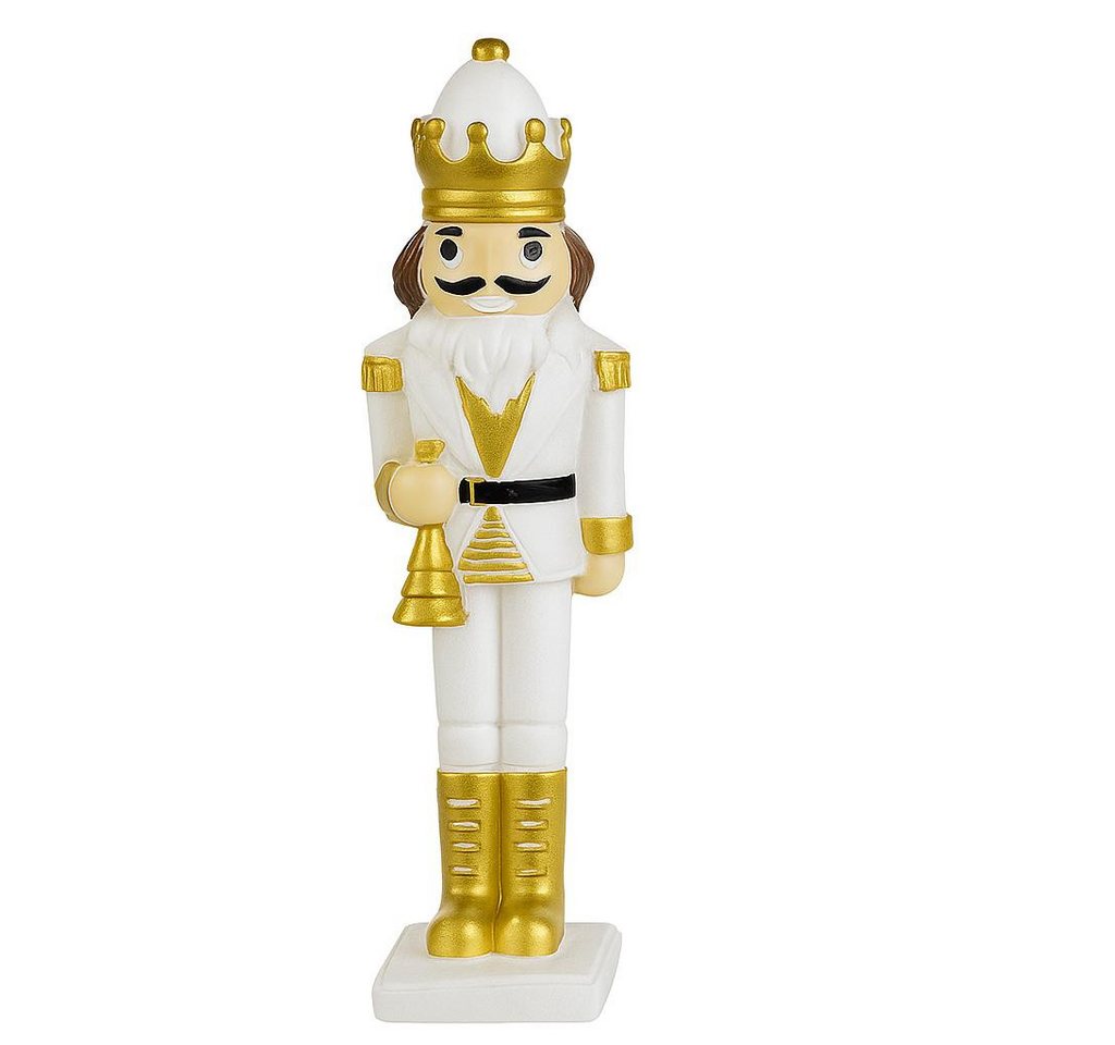 RIFFELMACHER & WEINBERGER Christbaumschmuck Riffelmacher Deko-Nussknacker Figur - Weiß-Gold, 2 RIFFELMACHER & WEINBERGER Christbaumschmuck Riffelmacher Deko-Nussknacker Figur - Weiß-Gold, 2 von RIFFELMACHER & WEINBERGER