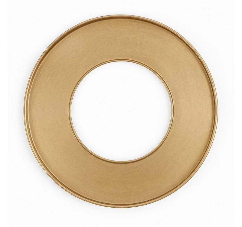 RIFFELMACHER & WEINBERGER Christbaumschmuck Riffelmacher Deko Tablett Ring Holz gold 44*44*2 von RIFFELMACHER & WEINBERGER
