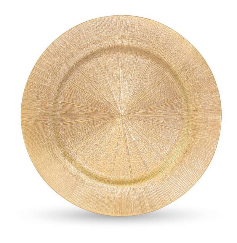 RIFFELMACHER & WEINBERGER Christbaumschmuck Riffelmacher Deko-Teller Strahlendesign, Gold, K von RIFFELMACHER & WEINBERGER