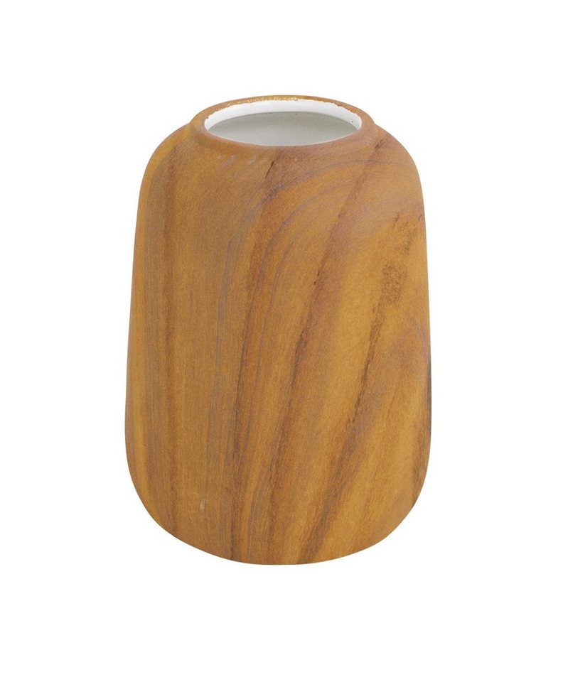 RIFFELMACHER & WEINBERGER Christbaumschmuck Riffelmacher Deko Vase Porzellan, Holzdesign Hell von RIFFELMACHER & WEINBERGER