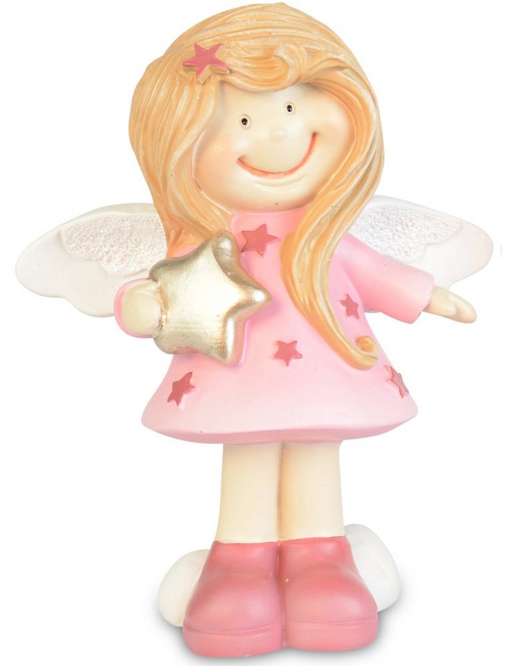 RIFFELMACHER & WEINBERGER Christbaumschmuck Dekofigur Engel 'Rosalinde' mit Stern 13 cm, 7029 RIFFELMACHER & WEINBERGER Christbaumschmuck Dekofigur Engel 'Rosalinde' mit Stern 13 cm, 7029 von RIFFELMACHER & WEINBERGER