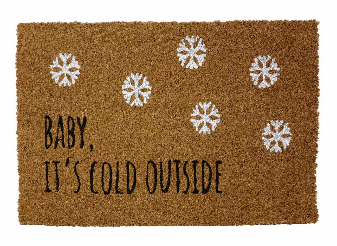 RIFFELMACHER & WEINBERGER Christbaumschmuck Riffelmacher Fußmatte mit Motiv Baby, its cold o von RIFFELMACHER & WEINBERGER