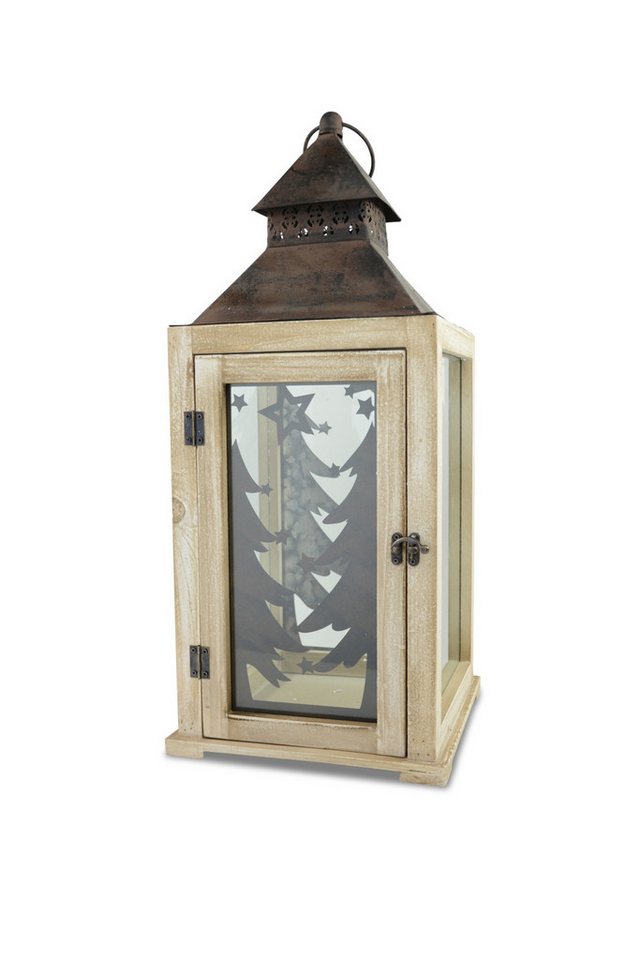 RIFFELMACHER & WEINBERGER Christbaumschmuck Laterne mit Weihnachtsbaum-Dekor, 24×57 cm, Holz RIFFELMACHER & WEINBERGER Christbaumschmuck Laterne mit Weihnachtsbaum-Dekor, 24×57 cm, Holz von RIFFELMACHER & WEINBERGER