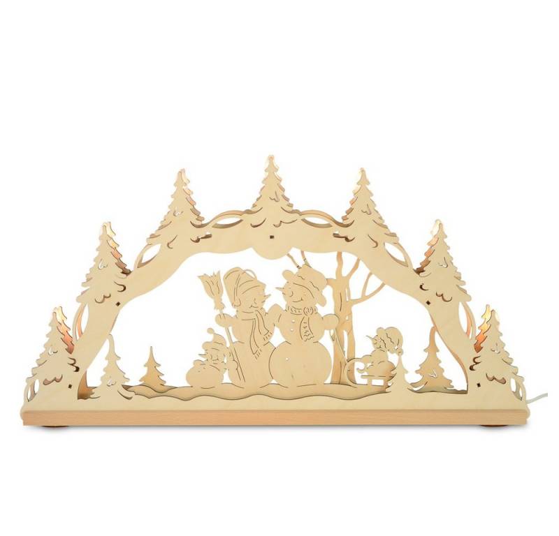 RIFFELMACHER & WEINBERGER Christbaumschmuck Original Erzgebirge Holz Lichterbogen 'Schneemannf von RIFFELMACHER & WEINBERGER