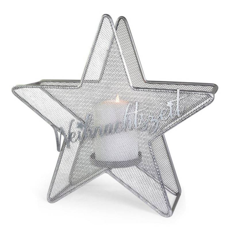 RIFFELMACHER & WEINBERGER Christbaumschmuck Teelichthalter Stern Metall, Weihnachtszeit, S von RIFFELMACHER & WEINBERGER