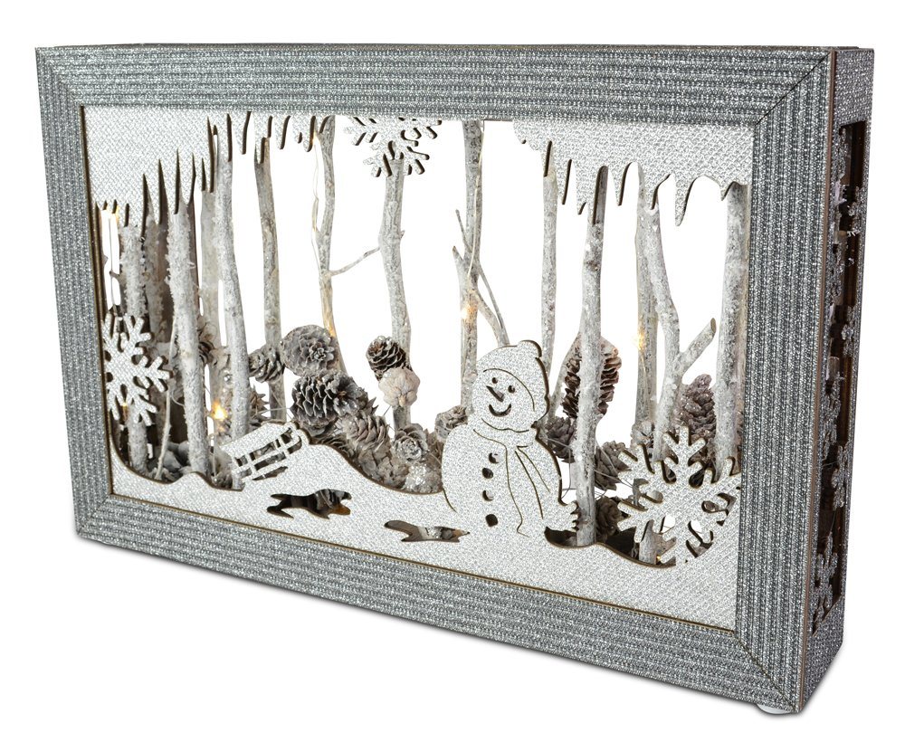 RIFFELMACHER & WEINBERGER Christbaumschmuck LED Weihnachtsbild 'Schneemann' - 37x25 cm RIFFELMACHER & WEINBERGER Christbaumschmuck LED Weihnachtsbild 'Schneemann' - 37x25 cm von RIFFELMACHER & WEINBERGER