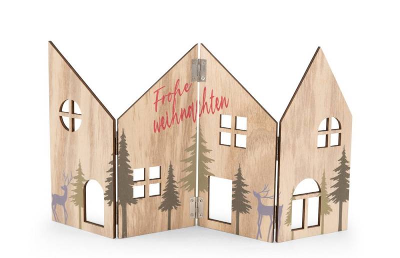 RIFFELMACHER & WEINBERGER Christbaumschmuck Riffelmacher Weihnachtslandschaft klappbar Holz von RIFFELMACHER & WEINBERGER