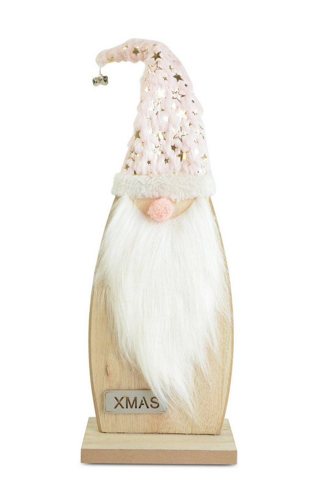 RIFFELMACHER & WEINBERGER Christbaumschmuck Weihnachtsmann Figur, Holz Rosa mit Stoffmütze RIFFELMACHER & WEINBERGER Christbaumschmuck Weihnachtsmann Figur, Holz Rosa mit Stoffmütze von RIFFELMACHER & WEINBERGER