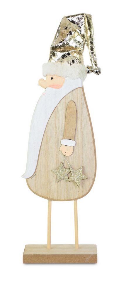 RIFFELMACHER & WEINBERGER Christbaumschmuck Weihnachtsmann Santa stehend, Holz mit Goldmütze RIFFELMACHER & WEINBERGER Christbaumschmuck Weihnachtsmann Santa stehend, Holz mit Goldmütze von RIFFELMACHER & WEINBERGER