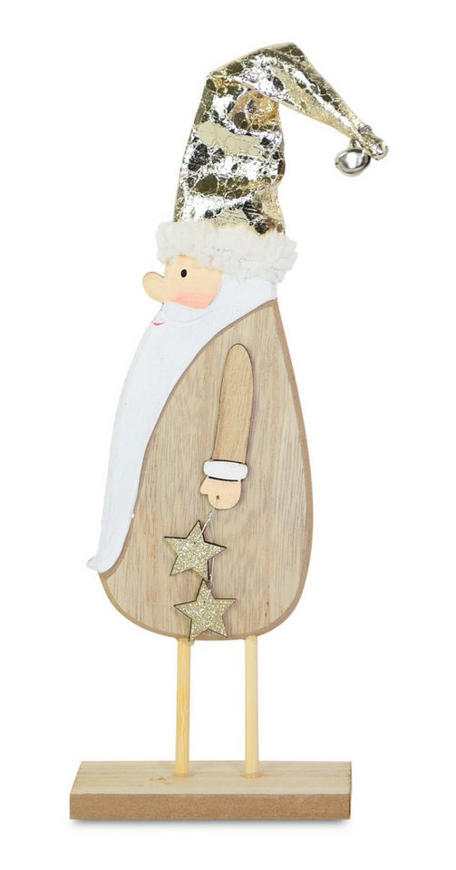 RIFFELMACHER & WEINBERGER Christbaumschmuck Weihnachtsmann Santa stehend, Holz mit Goldmütze RIFFELMACHER & WEINBERGER Christbaumschmuck Weihnachtsmann Santa stehend, Holz mit Goldmütze von RIFFELMACHER & WEINBERGER