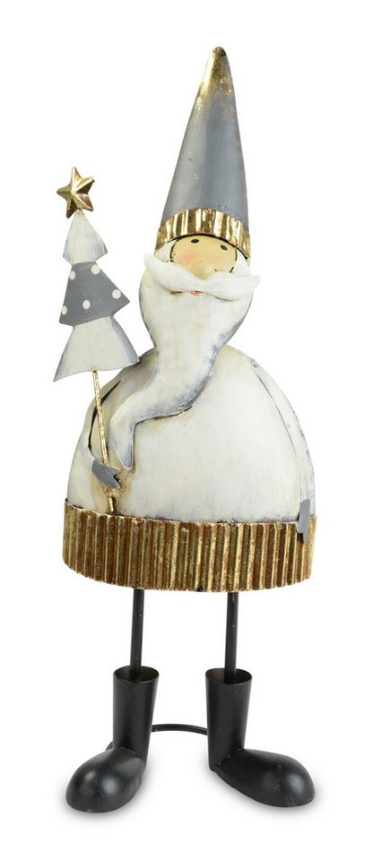 RIFFELMACHER & WEINBERGER Christbaumschmuck Weihnachtsmann wackelnd - Dekofigur aus Metall, 12 RIFFELMACHER & WEINBERGER Christbaumschmuck Weihnachtsmann wackelnd - Dekofigur aus Metall, 12 von RIFFELMACHER & WEINBERGER