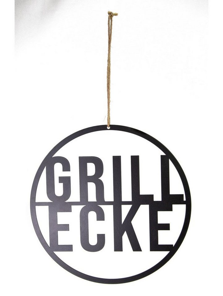 RIFFELMACHER & WEINBERGER Dekofigur Riffelmacher Dekoring Grillecke zum Hängen 30 x 30 von RIFFELMACHER & WEINBERGER