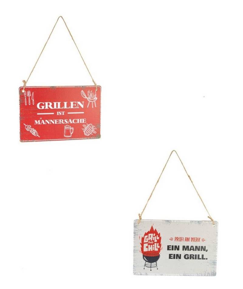 RIFFELMACHER & WEINBERGER Dekofigur Riffelmacher Dekoschild aus Holz zum Hängen 18 x von RIFFELMACHER & WEINBERGER