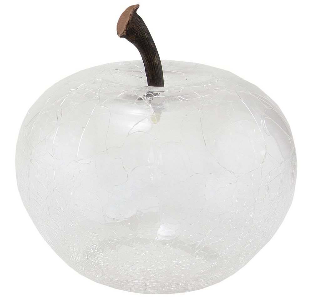 RIFFELMACHER & WEINBERGER Dekoobjekt Dekofigur Apfel aus Glas - Durchsichtig Beleuchtbar Dekoleuchte von RIFFELMACHER & WEINBERGER