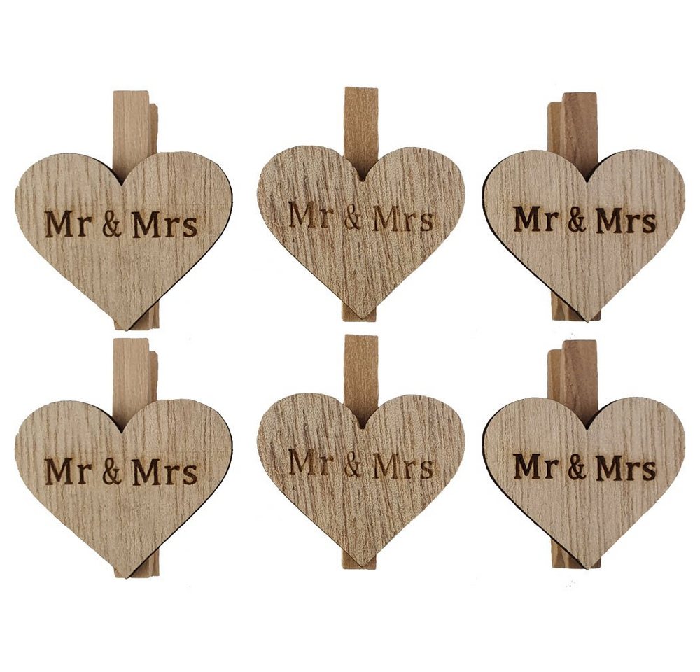RIFFELMACHER & WEINBERGER Dekoobjekt Riffelmacher Dekoklammern 'Mr & Mrs' ca. 4,5 cm 07 RIFFELMACHER & WEINBERGER Dekoobjekt Riffelmacher Dekoklammern 'Mr & Mrs' ca. 4,5 cm 07 von RIFFELMACHER & WEINBERGER