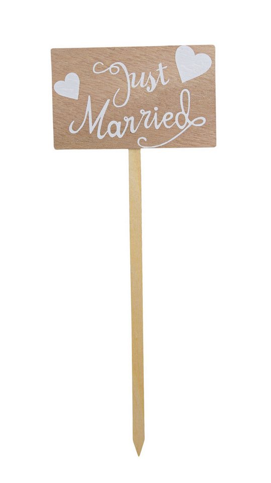 RIFFELMACHER & WEINBERGER Dekoobjekt Dekostecker Just Married, 10x26 cm, Holz weiß/na RIFFELMACHER & WEINBERGER Dekoobjekt Dekostecker Just Married, 10x26 cm, Holz weiß/na von RIFFELMACHER & WEINBERGER