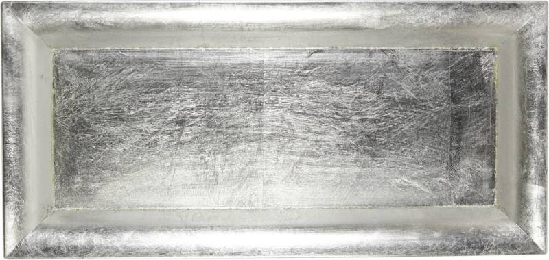 RIFFELMACHER & WEINBERGER Dekoschale Riffelmacher Kunststoff Schale silber 36 x 17 cm von RIFFELMACHER & WEINBERGER