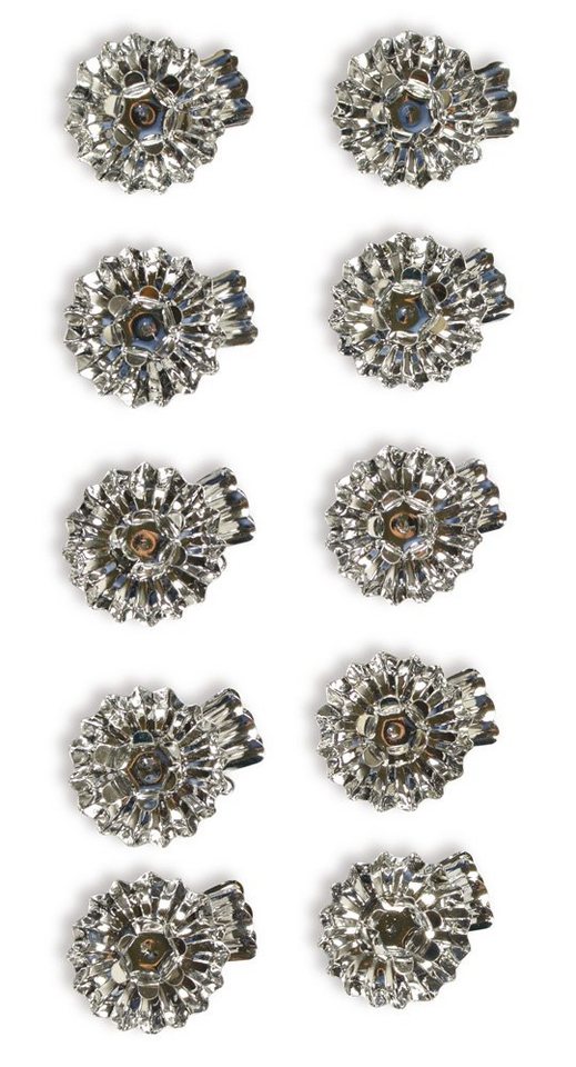 RIFFELMACHER & WEINBERGER Kerzenhalter 10 Stück Ø 15mm 10002 - Silber, Christbaum RIFFELMACHER & WEINBERGER Kerzenhalter 10 Stück Ø 15mm 10002 - Silber, Christbaum von RIFFELMACHER & WEINBERGER