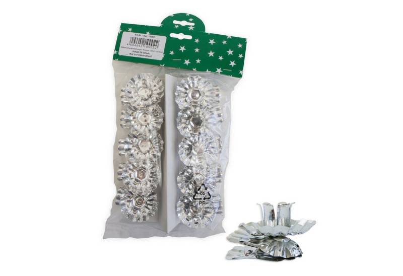 RIFFELMACHER & WEINBERGER Kerzenständer Riffelmacher 10x Christbaumkerzenhalter silber RIFFELMACHER & WEINBERGER Kerzenständer Riffelmacher 10x Christbaumkerzenhalter silber von RIFFELMACHER & WEINBERGER