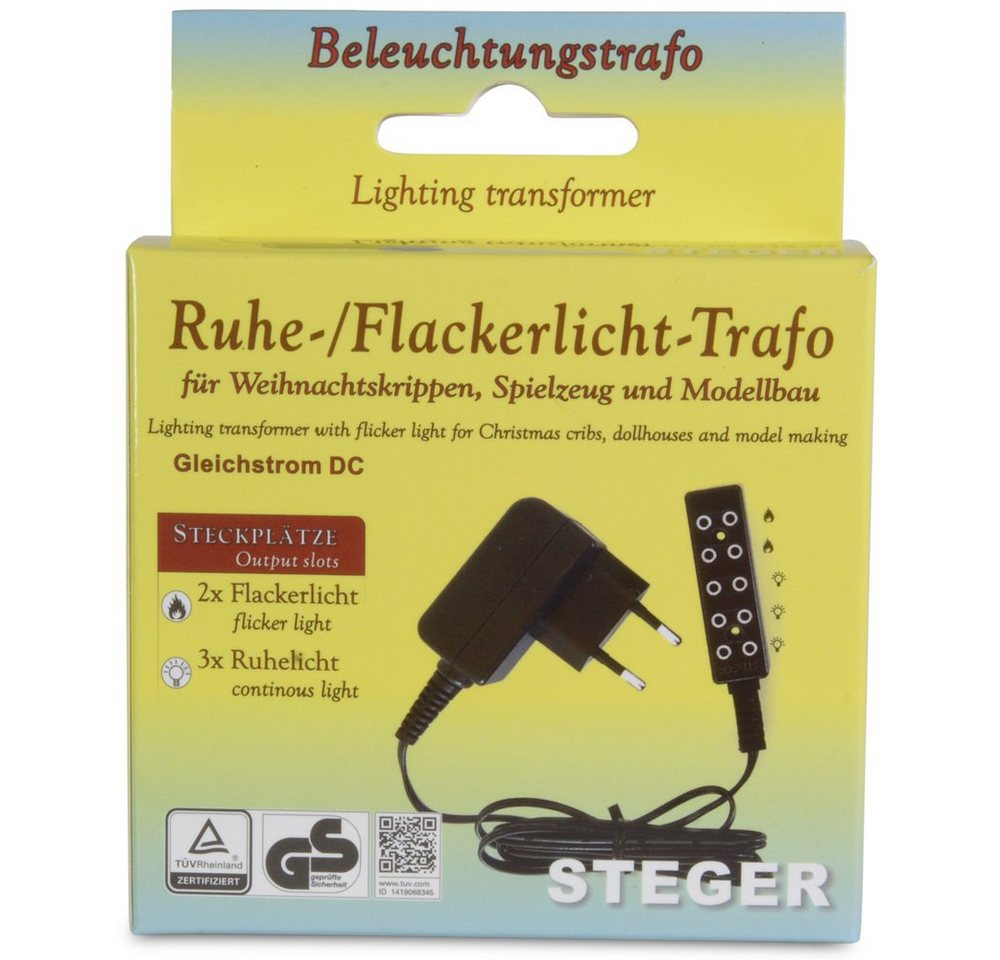 RIFFELMACHER & WEINBERGER Krippen-Zubehör Riffelmacher Ruhe / Flackerlicht Trafo 78529, für von RIFFELMACHER & WEINBERGER