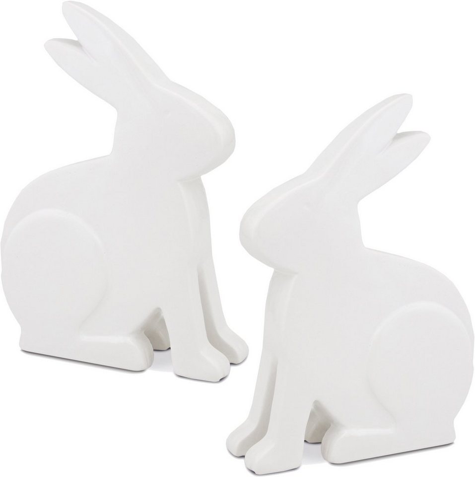 RIFFELMACHER & WEINBERGER Osterhase (Set, 2 St), aus Dolomit, sitzend, Höhe ca. 19,5 cm von RIFFELMACHER & WEINBERGER