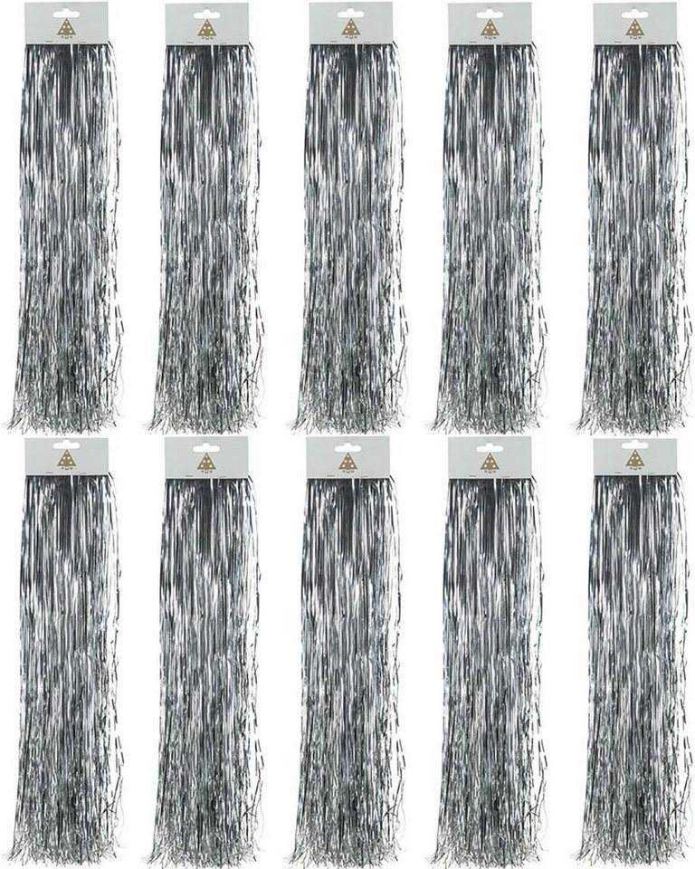 RIFFELMACHER & WEINBERGER Weihnachtsbaumkugel Lametta Glatt 48cm - Glanz Silber, 10er Set RIFFELMACHER & WEINBERGER Weihnachtsbaumkugel Lametta Glatt 48cm - Glanz Silber, 10er Set von RIFFELMACHER & WEINBERGER