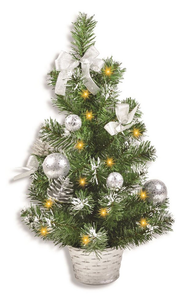 RIFFELMACHER & WEINBERGER Weihnachtsbaumkugel Geschmückter Weihnachtsbaum mit 20er LED Lichterke von RIFFELMACHER & WEINBERGER