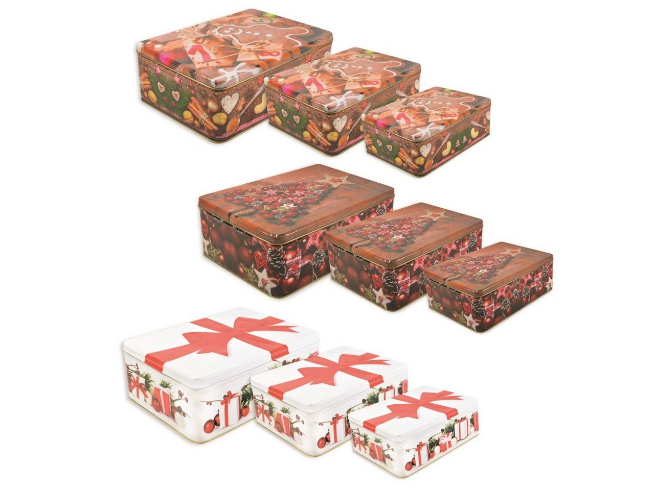 RIFFELMACHER & WEINBERGER Weihnachtsfigur Riffelmacher Gebäckdosen 3-er Set verschiedene RIFFELMACHER & WEINBERGER Weihnachtsfigur Riffelmacher Gebäckdosen 3-er Set verschiedene von RIFFELMACHER & WEINBERGER