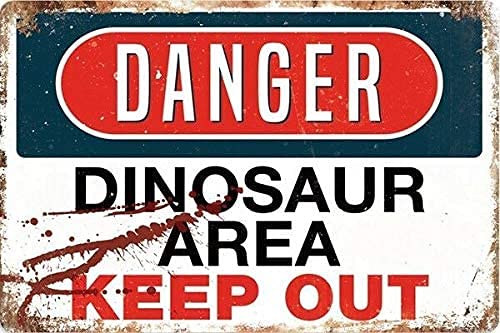 RIFOSA Blechschild, Motiv: Danger Dinosaurier, 15,2 x 20,3 cm RIFOSA Blechschild, Motiv: Danger Dinosaurier, 15,2 x 20,3 cm von RIFOSA