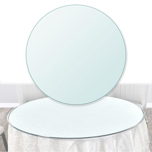 Glasplatte 70cm Rund Glasscheibe Tischplatte, Tisch Glasplatte Platte Glastisch, Ersatzteil Rund Tischplatte Glasplatte aus Gehärtetem Glas, Glas Kaminplatte Kaminglas DIY Tisch, 36-100cm(36CM(14INCH) Glasplatte 70cm Rund Glasscheibe Tischplatte, Tisch Glasplatte Platte Glastisch, Ersatzteil Rund Tischplatte Glasplatte aus Gehärtetem Glas, Glas Kaminplatte Kaminglas DIY Tisch, 36-100cm(36CM(14INCH) von RIFWOVE