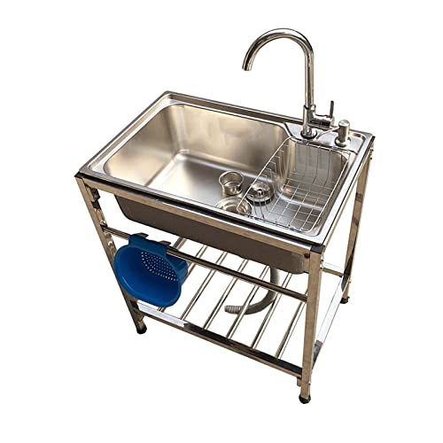 RIFWOVE Edelstahl Spültisch, Camping Spüle, Küchendesign, Die Gebürstete Oberfläche Ist Leicht Zu Reinigen Und Bietet Platz for Mehr Kleinigkeiten RIFWOVE Edelstahl Spültisch, Camping Spüle, Küchendesign, Die Gebürstete Oberfläche Ist Leicht Zu Reinigen Und Bietet Platz for Mehr Kleinigkeiten von RIFWOVE