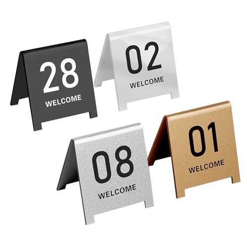 Tischnummern 1–5/6–10/11–15... Acryl, Doppelseitiger Zahlendruck, Nummeriert, Tischzelte, Restaurant, Hochzeit, Tischnummer, Tischnummern, Schilder für Party, Bankette, Service, Empfänge(Silver-6CM,41 Tischnummern 1–5/6–10/11–15... Acryl, Doppelseitiger Zahlendruck, Nummeriert, Tischzelte, Restaurant, Hochzeit, Tischnummer, Tischnummern, Schilder für Party, Bankette, Service, Empfänge(Silver-6CM,41 von RIFWOVE