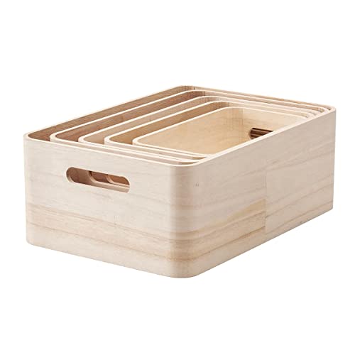 RIG-TIG Aufbewahrungsboxen, Braun, 37 x 14 x 26 cm von RIG-TIG