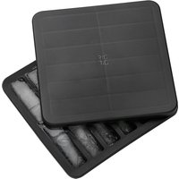 Eiswürfelbox mit Deckel  Freeze-It long schwarz von RIG-TIG