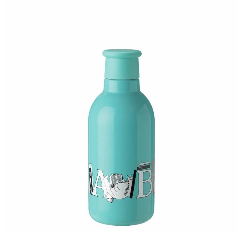 RIG-TIG Isolierflasche Drink-It Moomin ABC Turqouise, 500 ml von RIG-TIG