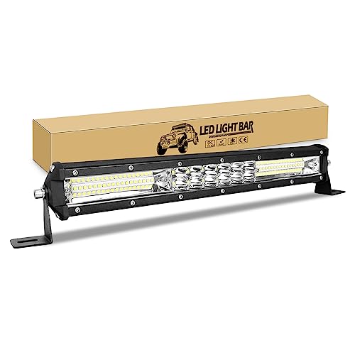 RIGIDON 15" 38cm 144W Led Arbeitsscheinwerfer Bar 12V 24V Spot Flut-Combo-Strahl LED Scheinwerfer Zusatzscheinwerfer Wasserdicht für SUV Offroad ATV Traktor LKW 4x4 Auto, 6000K Led Nebelscheinwerfer RIGIDON 15" 38cm 144W Led Arbeitsscheinwerfer Bar 12V 24V Spot Flut-Combo-Strahl LED Scheinwerfer Zusatzscheinwerfer Wasserdicht für SUV Offroad ATV Traktor LKW 4x4 Auto, 6000K Led Nebelscheinwerfer von RIGIDON