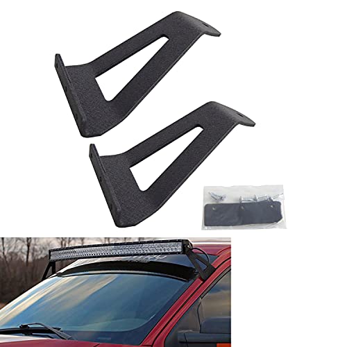 RIGIDON 2 Pcs 52 Zoll Gebogene led lichtleiste Halterung, Rostfreier Stahl Light Bar Bracket für 2004-2014 4WD/2WD von RIGIDON