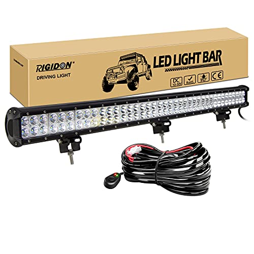 RIGIDON 36 zoll 91 cm 234W Led Lichtbalken mit kabelbaum 12V, Spot Flut-Combo-Strahl Arbeitsscheinwerfer bar für SUV Offroad ATV Traktor LKW 4x4 Auto, 6000K led nebelscheinwerfer, led scheinwerfer RIGIDON 36 zoll 91 cm 234W Led Lichtbalken mit kabelbaum 12V, Spot Flut-Combo-Strahl Arbeitsscheinwerfer bar für SUV Offroad ATV Traktor LKW 4x4 Auto, 6000K led nebelscheinwerfer, led scheinwerfer von RIGIDON
